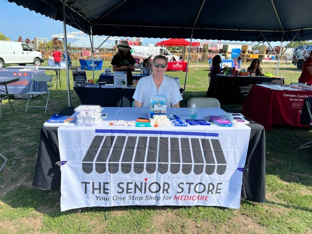 The Senior Store booth at a community event